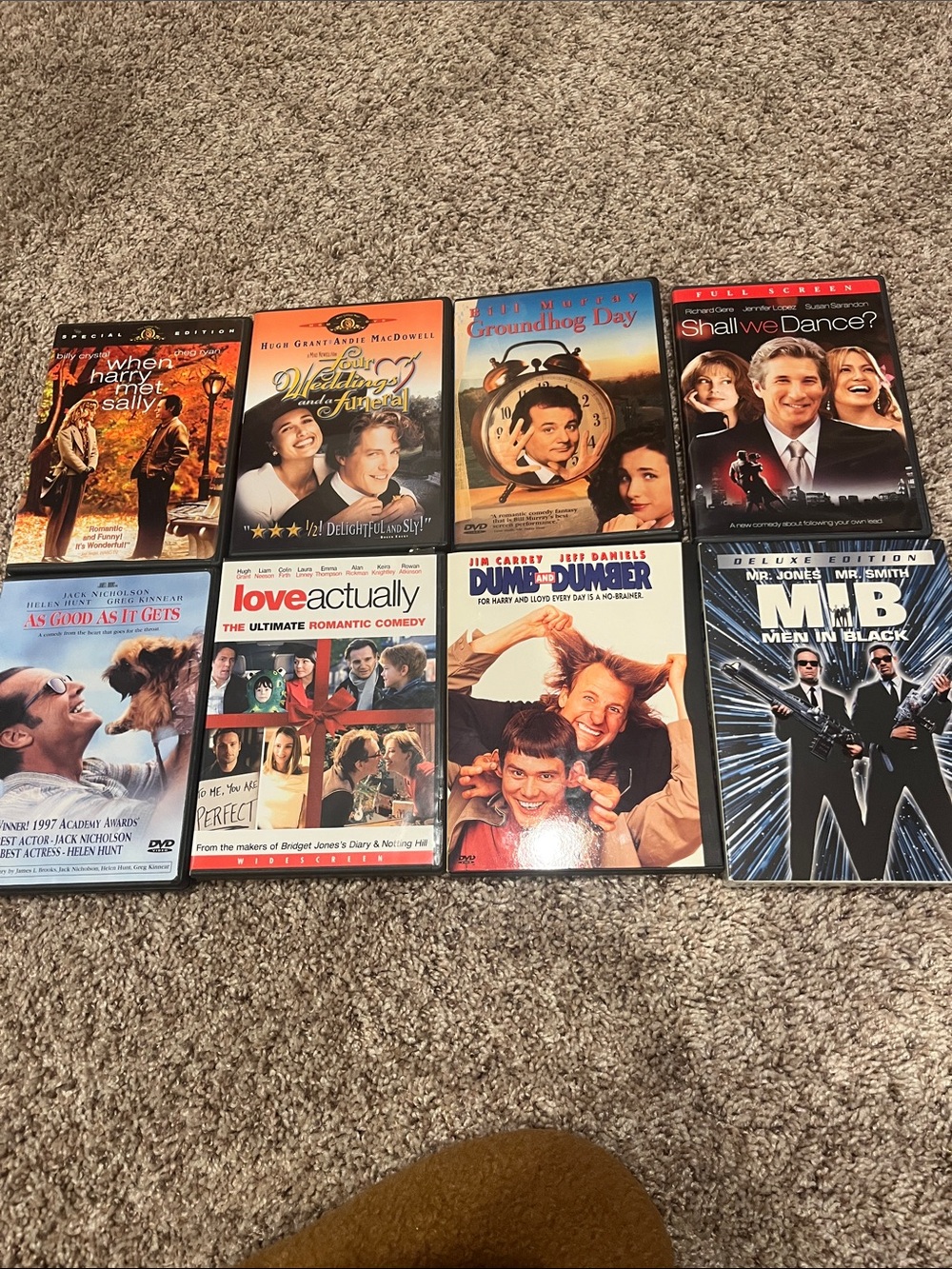 8 variety dvds